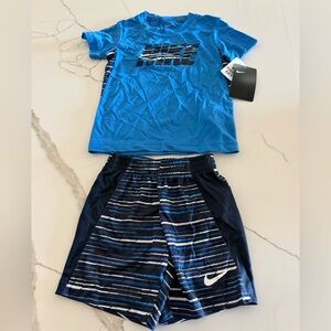 Nike Dri Fit Performance 2-pc Shirt & Shorts Boys‎ (3T)- NEW W/TAGS